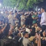 আওয়ামীলীগ নিষিদ্ধের দাবিতে যমুনার সামনে এনসিপির অবস্থান