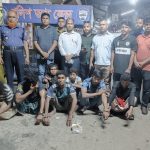 আখাউড়া রেলওয়ে স্টেশন থেকে ৭ মাদকসেবীকে আটক,ভ্রাম্যমাণ আদালতে কারাদণ্ড