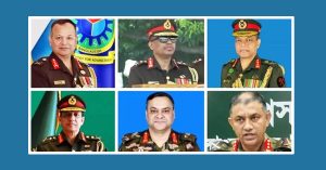 সেনাবাহিনীর শীর্ষ ৬ পদে রদবদল
