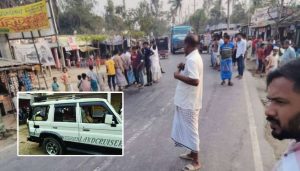 এমপির গাড়িবহরের ধাক্কায় শিশুর মৃত্যু, আহত ৩