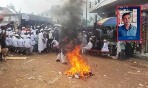 কুমিল্লায় মাদরাসাছাত্রীকে ধ*র্ষণচেষ্টা, টায়ার জ্বালিয়ে সড়ক অবরোধ