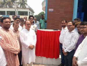 বুড়িচং উপজেলা পরিষদের দৃষ্টিনন্দন মূল ফটকের ভিত্তিপ্রস্তর স্থাপন করলেন এমপি