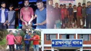ব্রাহ্মণপাড়ায় পৃথক অভিযানে মাদকসহ আটক ৭ জন