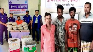 ব্রাহ্মণপাড়ায় রান্নাঘর থেকে ৩০ কেজি গাঁজা ও বাজি উদ্ধার, কুখ্যাত মাদক কারবারিসহ গ্রেপ্তার ৪