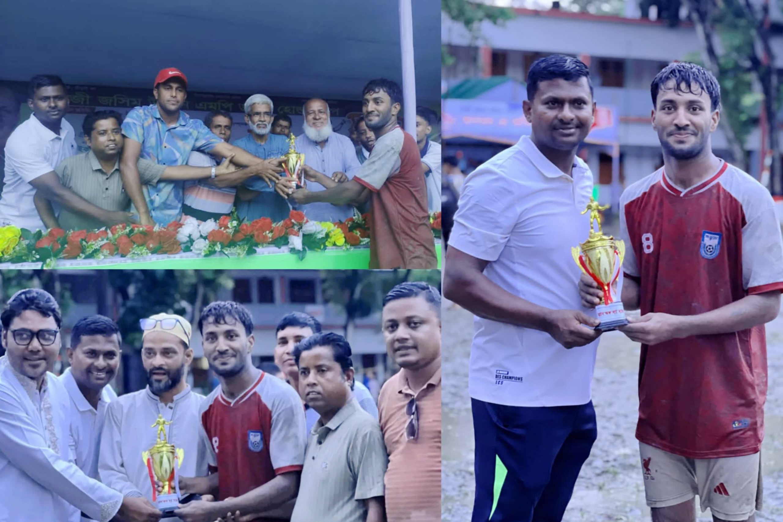 হাজী জসিম উদ্দিন এমপি ডাবল হোন্ডা কাপ ফুটবল টুর্নামেন্টে আজাদ’র বাজিমাত