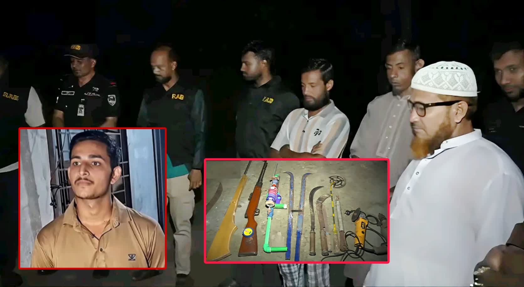 কুমিল্লায় কিশোর গ্যাংয়ের বাড়ি থেকে দুটি বন্দুকসহ দেশীয় অস্ত্র তৈরির সরঞ্জাম উদ্ধার, আটক ১