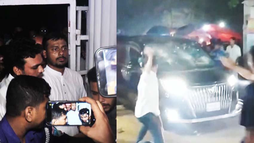 নাসীরুদ্দীন পাটওয়ারীকে ‘ধর ধর’ করে তাড়া, গাড়ি ভাঙচুরের অভিযোগ